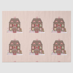 gingerbread house tissue paper