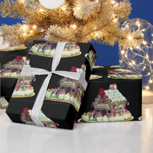Gingerbread House Treat Wrapping Paper