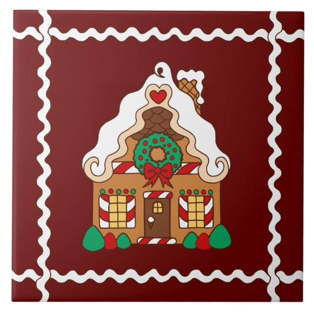 Gingerbread House Trivet (Front)