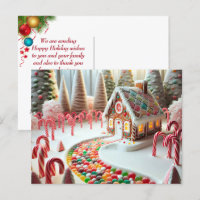 Gingerbread House With Candy Canes