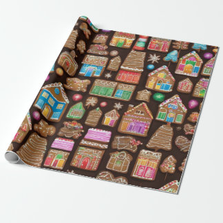 Gingerbread Houses Wrapping Paper