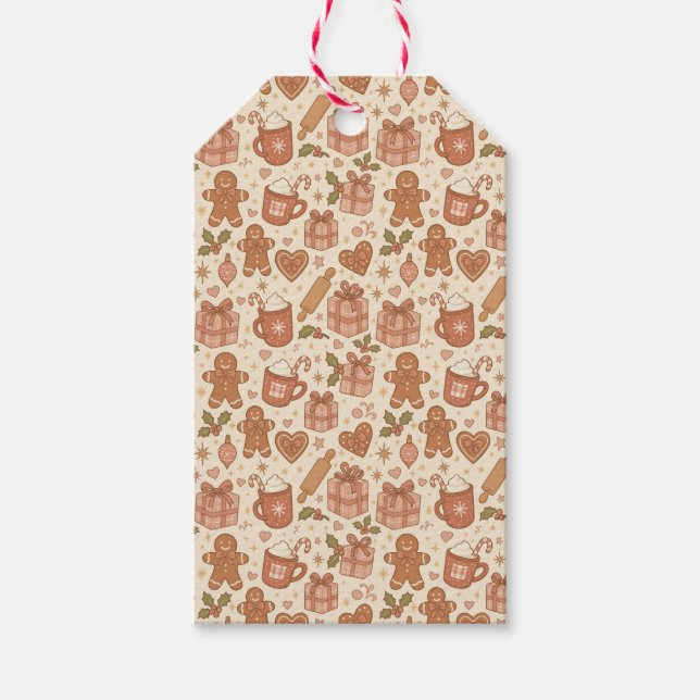 Gingerbread Joy Gift Tags (Front)