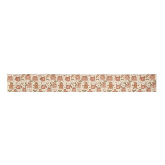 Gingerbread Joy Satin Ribbon