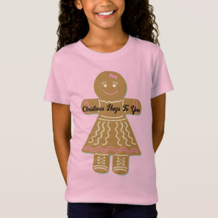 Gingerbread Lady Christmas Hugs T-Shirt