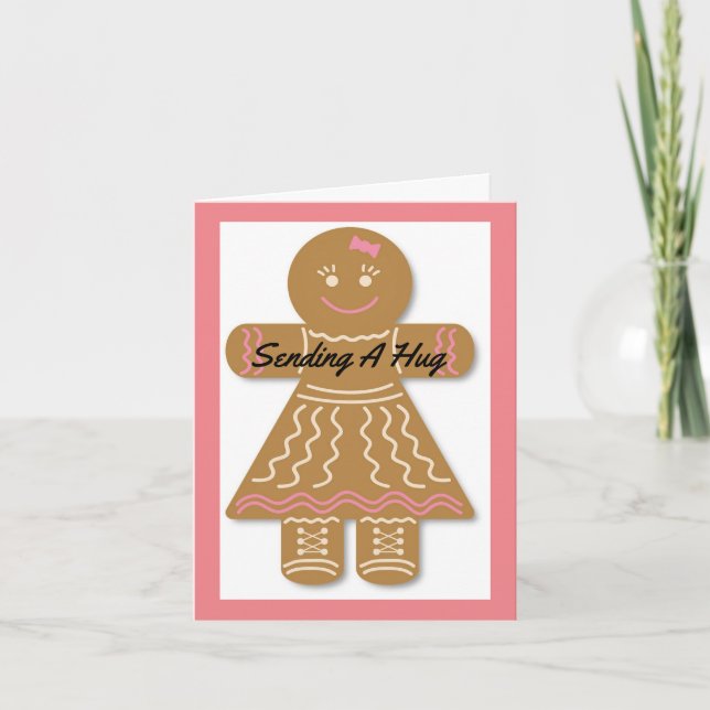 Gingerbread Lady Thank You Card (Front)