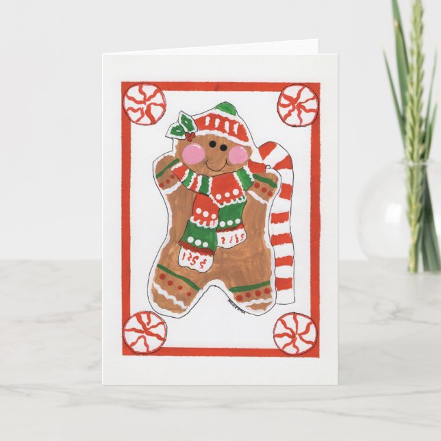 Gingerbread Love - Kids Art for CHOC Thank You Card (Front)