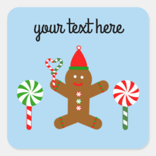 Gingerbread Man #1 Stickers