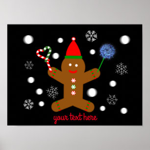 Gingerbread Man #2 Poster