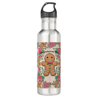 Gingerbread Man 710 Ml Water Bottle