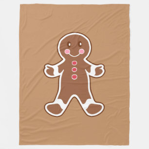  Gingerbread Man Blanket 