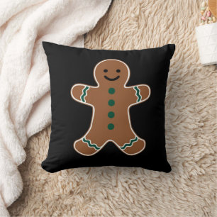 Gingerbread Man Body Costume for Christmas Cushion