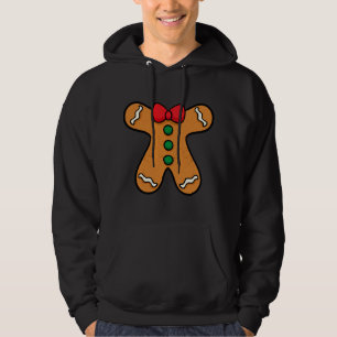 Gingerbread Man Body Costume for Halloween or Chri Hoodie