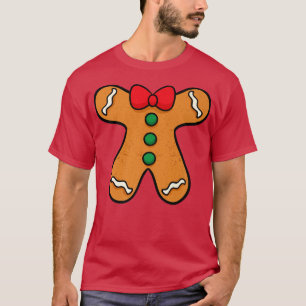 Gingerbread Man Body Costume For Halloween Or Chri T-Shirt