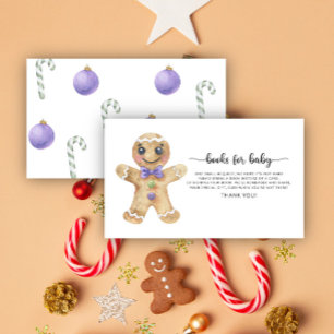 Gingerbread man books for baby ticket enclosure card