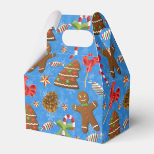 Gingerbread Man,Candy and lollipop Favour Box
