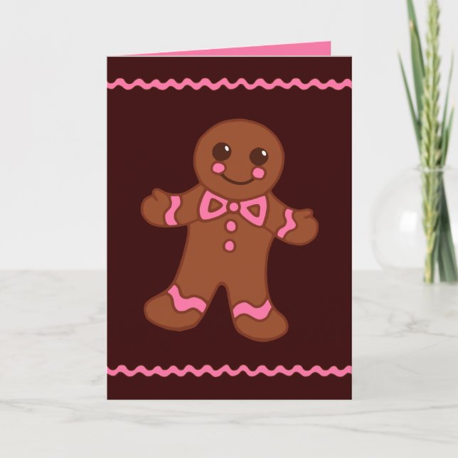Gingerbread Man Card (Front)