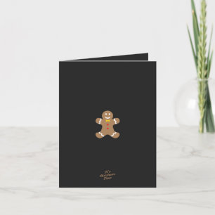 Gingerbread man Christmas Card