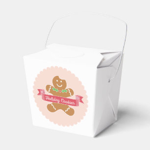 Gingerbread Man Christmas Cookie Box