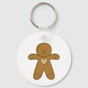 GingerBread Man Christmas Cookie Key Ring