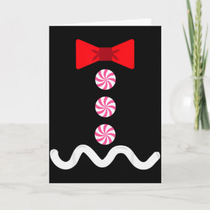 Gingerbread Man Christmas Costume Cookie Baking  Card