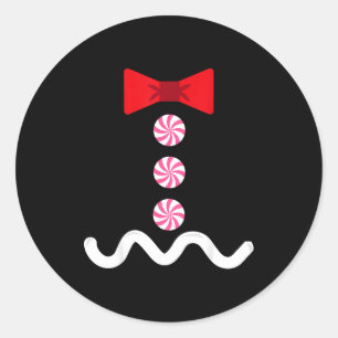 Gingerbread Man Christmas Costume Cookie Baking  Classic Round Sticker