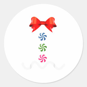 Gingerbread Man Christmas Costume Cookie Baking  Classic Round Sticker