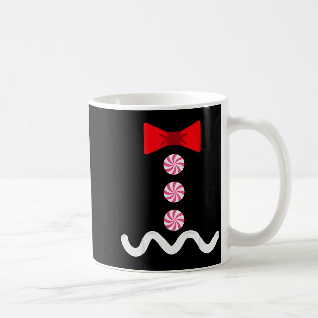 Gingerbread Man Christmas Costume Cookie Baking  Coffee Mug (Right)