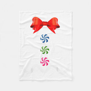 Gingerbread Man Christmas Costume Cookie Baking  Fleece Blanket