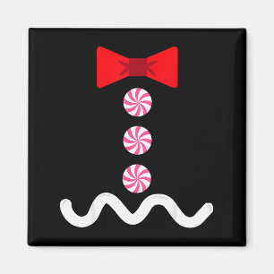 Gingerbread Man Christmas Costume Cookie Baking Magnet