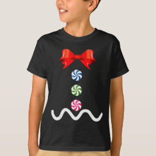 Gingerbread Man Christmas Costume Cookie Baking T-Shirt
