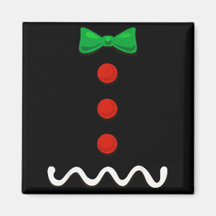 Gingerbread Man Christmas Costume  Magnet