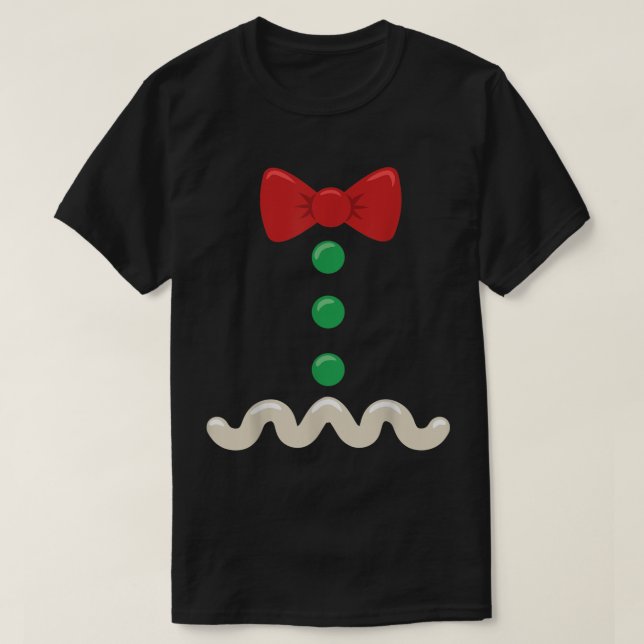 Gingerbread Man Christmas Costume  T-Shirt (Design Front)