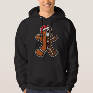 Gingerbread Man Christmas Internal Medicine Doctor Hoodie