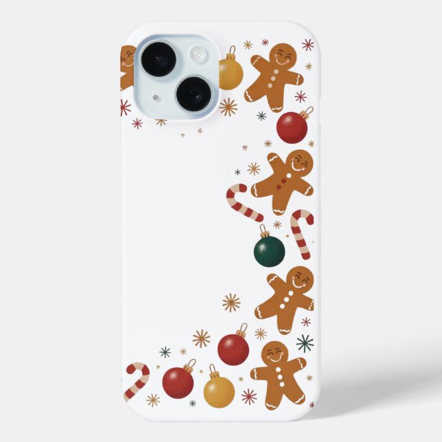 Gingerbread Man Christmas iPhone / iPad case (Back)