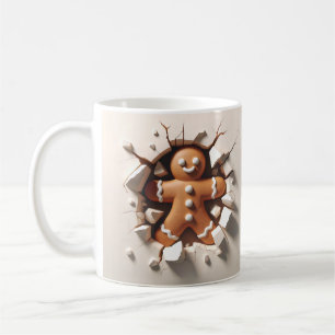 Gingerbread man Christmas mug