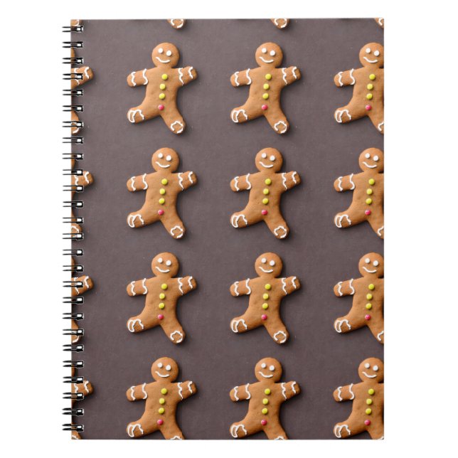 Gingerbread Man Christmas Notebook (Front)