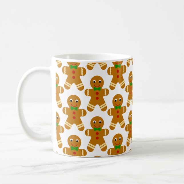 Gingerbread Man Coffee Mug (Left)