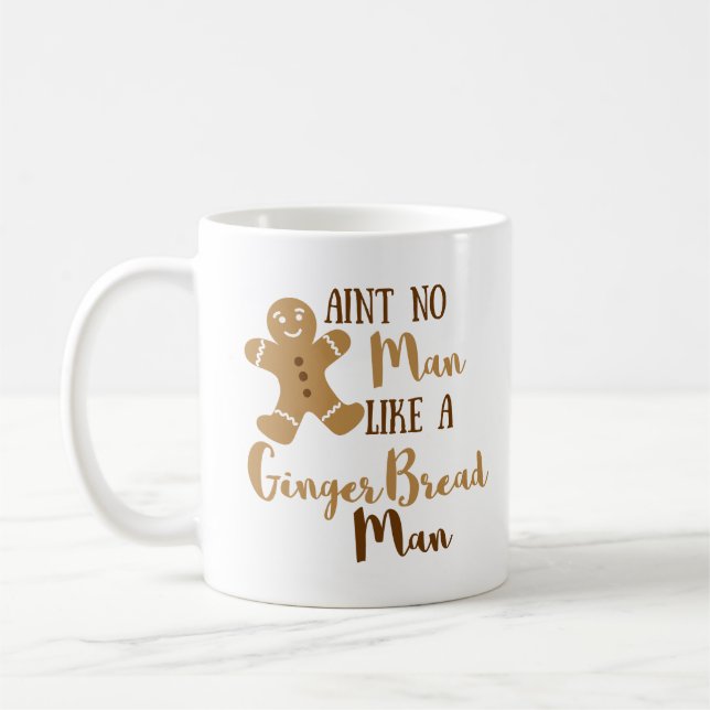 Gingerbread Man Coffee Mug (Left)