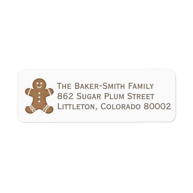 Gingerbread Man Cookie Christmas Holiday Cute      (Front)
