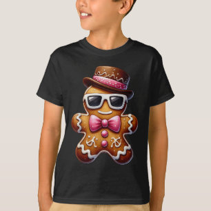 Gingerbread Man Cookie Christmas Nk Coquette Xmas T-Shirt