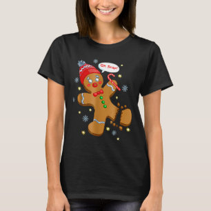 Gingerbread Man Cookie Ugly Sweater Oh Snap Christ