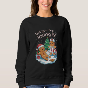Gingerbread Man Cookie Ugly Sweater Oh Snap Xmas