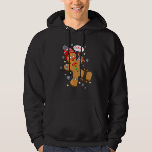 Gingerbread Man Cookie X Mas Oh Snap Cute Christm Hoodie