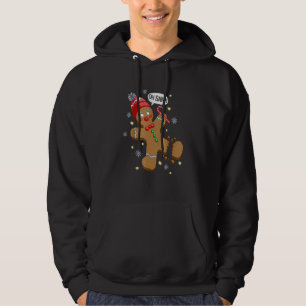 Gingerbread Man Cookie X-Mas Oh Snap Cute Christma Hoodie