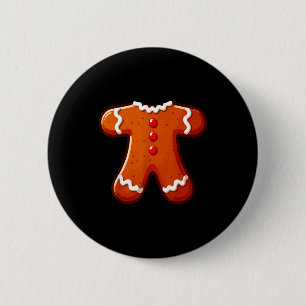 Gingerbread Man Costume Adult Kids Men Women Cooki 6 Cm Round Badge
