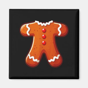 Gingerbread Man Costume Adult Kids Men Women Cooki Magnet