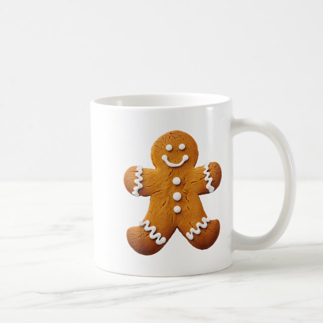 Gingerbread Man Costume Funny Halloween Christmas  Coffee Mug (Right)