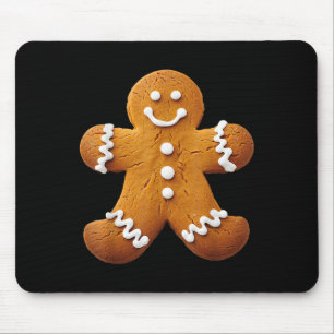Gingerbread Man Costume Funny Halloween Christmas  Mouse Mat