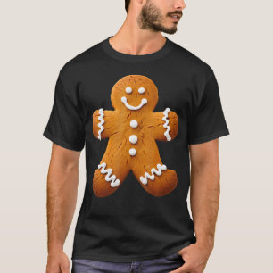 Gingerbread Man Costume Funny Halloween Christmas  T-Shirt