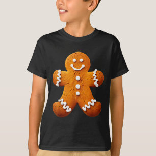 Gingerbread Man Costume Funny Halloween Christmas T-Shirt